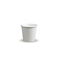 Compostable Single Wall Cup White 4oz