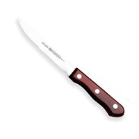 Red Brown Wood Handle Steak Knife