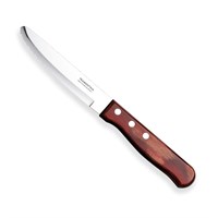 Jumbo Red Wood Handle Steak Knife