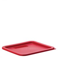Red Polycarb Storage Container Lid