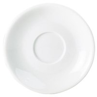 China White Saucer For Round Klaremont 40cl Cup