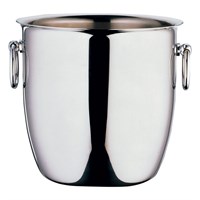 Steel Curved Champagne Bucket With Handles 22cm