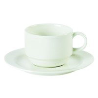 AFC China White Saucer For Tall Round Cup