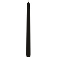 Black Tapered Candle 24cm H 2.3cm D