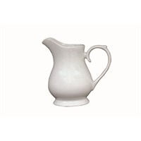 White China Curved Jug 14cl (5oz)