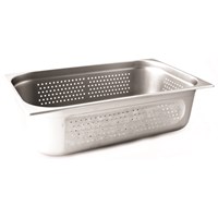 1/1 Perforated Stainless Steel Gastrnorm Pan 53x32.5x10 cm