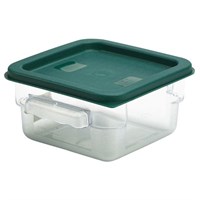 Storage Container Clear Square 3.8L/4Q Polycarb